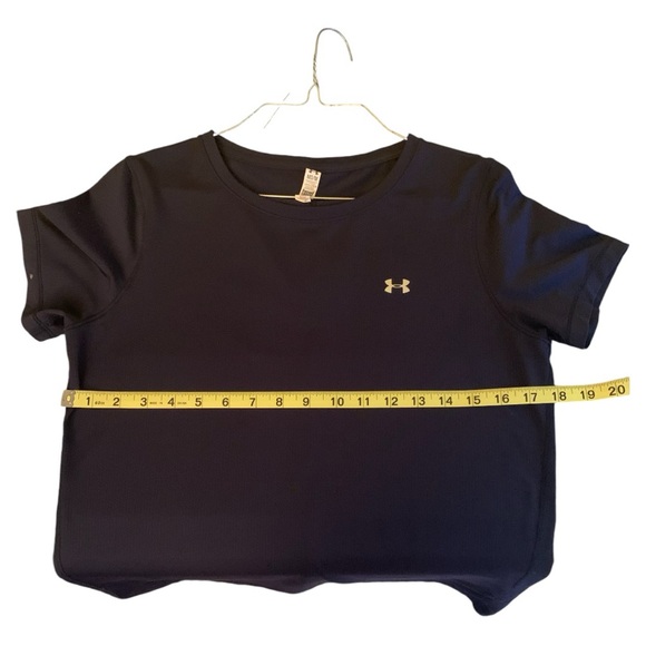 Body Armor HeatGear top, size M - lightweight, moisture-wicking. Navy Blue - Picture 3 of 9